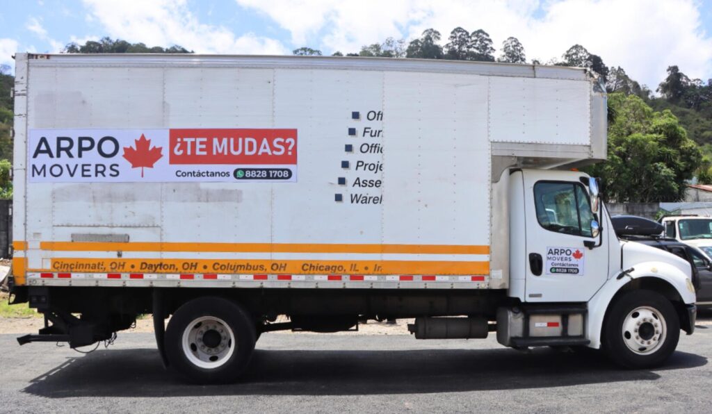 Camion blanco grande